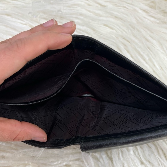 Dunhill Black Bifold Leather Compact Wallet - Picture 13 of 14